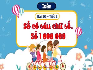 Bài giảng Toán 4 (Kết nối tri thức) - Bài 10: Số có 6 chữ số. Số 1 000 000 (Tiết 2)