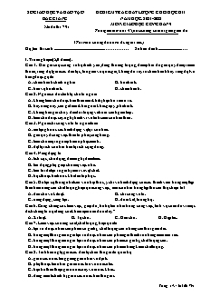 Đề kiểm tra chất lượng cuối học kì I GDCD 9 - Mã đề 791 - Năm học 2021-2022 - Sở GD&ĐT Bắc Giang (Có đáp án)