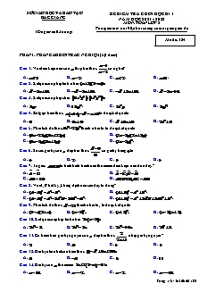 Đề kiểm tra cuối học kì I Toán 8 - Mã đề 184 - Năm học 2021-2022 - Sở GD&ĐT Bắc Giang (Có đáp án)
