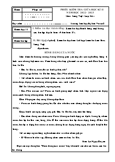 Đề kiểm tra giữa học kì II Tiếng Việt 4 (Đọc) - Năm học 2022-2023 - Trường Tiểu học Thị trấn Vôi số 2 (Có đáp án + Ma trận)