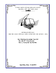 Giáo án Hoạt động trải nghiệm 4 - Chủ đề: Triển lãm tranh về chủ đề. Truyền thống quê hương - Năm học 2023-2024 - Nông Thị Loan