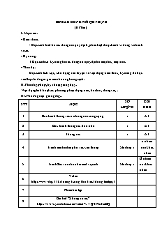 Giáo án Mầm non - Đề tài: Bỏ rác đúng nơi quy định