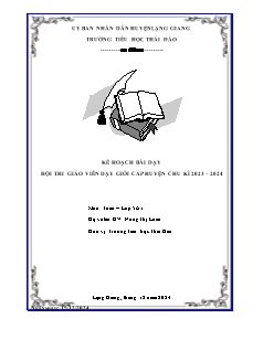 Giáo án Toán 5 - Bài: Tìm tỉ số phần trăm của 2 số (Tiết 2) - Năm học 2024-2025 - Nông Thị Loan