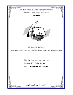 Giáo án Tự nhiên xã hội 3 - Bài: Các bộ phận của thực vật và chức năng của chúng (Tiết 2) - Năm học 2024-2025 - Vũ Thị Lệ Nga