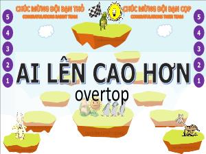 Slide Powerpoint Trò chơi Ai lên cao hơn