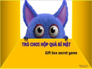 Slide Powerpoint Trò chơi Hộp quà bí mật