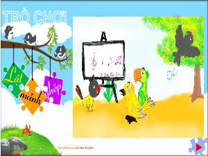 Slide Powerpoint Trò chơi Lật mảnh ghép