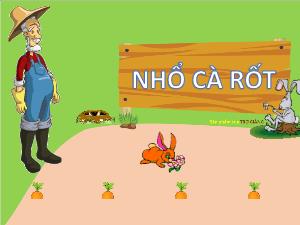 Slide Powerpoint Trò chơi Nhổ cà rốt