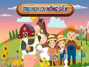 Slide Powerpoint Trò chơi Thu hoạch nông sản