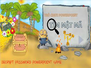 Slide Powerpoint Trò chơi Tìm mật mã
